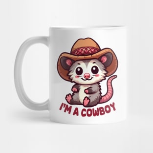 Cute Hat Opossum Mug